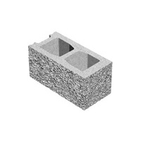 Сплитерный стеновой блок угловой